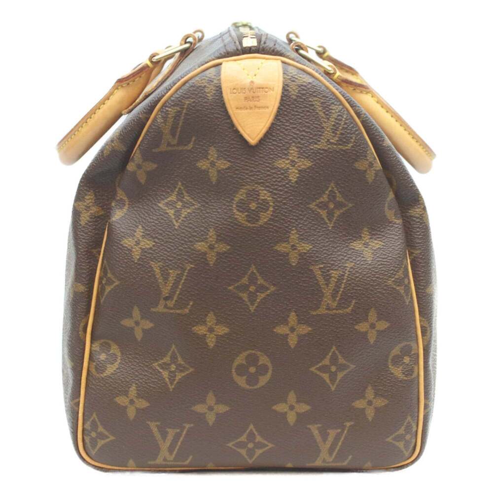 LOUIS VUITTON Authentic Brown Monogram Speedy 30 Boston Bag - Picture 4 of 10